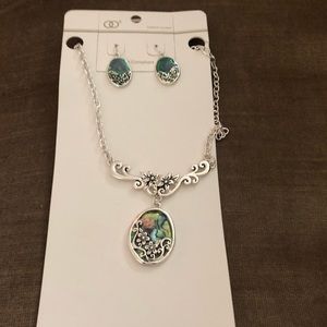 Temporarily misplaced -OO Abalone Costume Necklace Set- 513 $15 or $12 w/offer